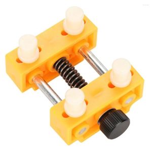 Watch Repair Kits Adjustable Opener Back Case Cover Press Closer Remover Fixing Holder Tool Movement Dial Fixer Yellow