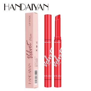 Handaiyan lip liner matte lipstick red Long-lasting vegan Natural Easy to Wear Nutritious make up lips stick