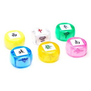 Dice Games Funny Position Dice Circle East South West North Fortune Mahjong Dices Set Entertainment Dice For Board Game Accessories Random s2452318