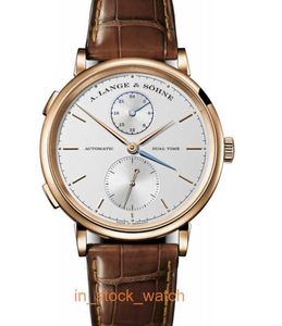 watch luxury Dual Time Zone 18K Rose Gold Automatic Mechanical Watch Mens 385.032