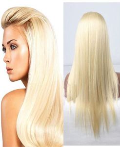 Koronkowa peruka ludzka blond włosy peruka brazylijska pełna koronkowa blond ludzkie peruki włosy 613 Blond ludzkie włosy koronkowe przednie wig61979772168821