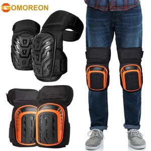 Professional Knee Pads for Construction Work and Gardening Anti-Rolling Heavy Duty Cap Thick Gel Cushion Adjustable Straps 240531