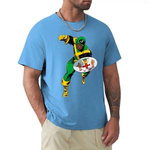 T-shirt del Capitano della Giamaica da uomo Oversize Oversize Plus Taglie magliette da uomo