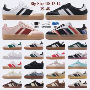 US 14 Designer Originals Casual Shoes Sneakers Black White Green Ivory Pink Fusion Collegiate Green Core Black Running Shoes Mens Womens US 13 Trainer Big Size 35-48