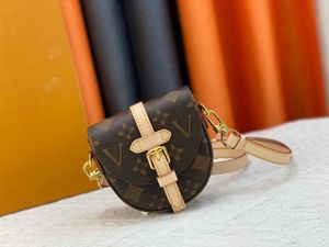 Torba designerska torba oryginalna skórzana torba siodłowa klasyczny mini ramię krzyżowy pakiet ciała sprzęgła torebka portfela M46634 M46643