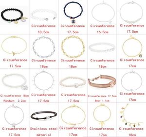 2021 Novo estilo 100 925 prata esterlina clássica clássica fofa de urso nobre bracelete de moda feminina fábrica de joias whole48756162762314