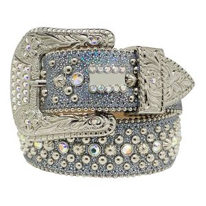 Fashion Belts for Women Designer Mens Bb Simon rhinestone belt with bling rhinestones as gift 214f