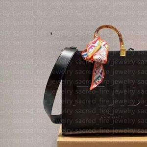 Fendibags Новая сумка Fendidesigner Small Vintage FF роскошная сумка Canvas Calles Cowhide Sadde Bag Одинокое плеч