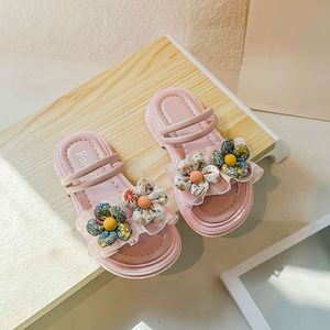 Ny sommarstil Fashionabla bekväma barns Baotou Casual Soft-Soled Open-Toe Two-Wear Sandals and Slipers