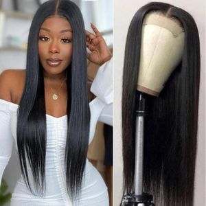 Allove Straight 5x5 Transparent Lace Closure Wig Human Hair Lace Front Wigs Brazilian Loose Deep Curly Body Wave Human Hair Wigs555643923