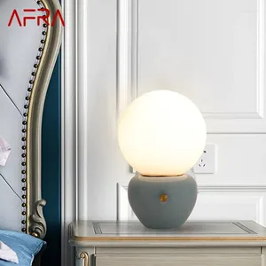 Tischlampen Afra Keramic Touch Dimmer zeitgenössische LED Nordic Creative Decorative Schreibtischbeleuchtung