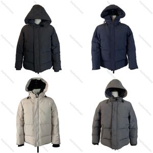 Męski projektanta kanadyjska kurtki Down Jackets Winter Velvet Coat Outdoor Outdoe Orywarem kruszenia Kurtka Big Harmed Warm z Epaulet Rozmiar XS-3XL
