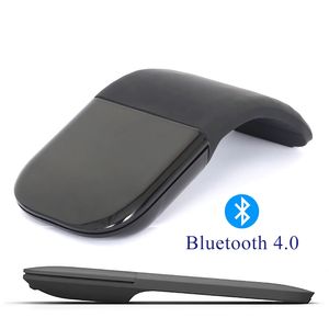 Bluetooth Arc Touch Mouse Portable Wireless Foldable Silent Mouse Slim Mini Computer Optical Mice for Laptop Tablet Mac iPad Icmwc