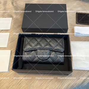 Migliore qualità Black Classic Ladies Wallet Card Design Flip Design Piccollo caldo.