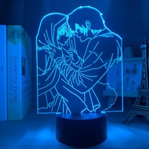 Nocne światła 3D LED LIDA Anime Yona of the Dawn for Beachroom Decor Kids Brithday Gift Manga Pokój Lampa stołowa 272o