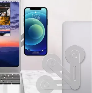 プレミアム磁気ラップトップ拡張ブラケットマルチスクリーンサイドマウントタブレットコンピューターPC携帯電話ホルダーデュアルモニタークリップマルチファンクション調整可能スタンド