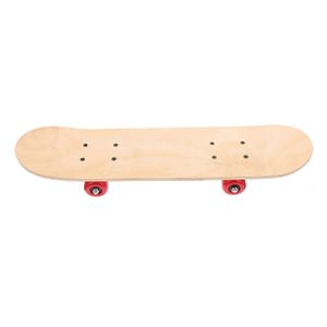 DIY Blank Skateboard Wooden Decks Longboard Wheel Truck Game Toys Outside Kids For Beginner Random 240528