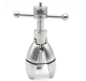 Stainless Steel Stretching Anal Plug Metal Lock Bolt Expanding Anus Butt Appliance A050 BDSM Fetish Cimp Device Sex Toys2768439