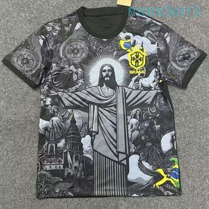 2024 Designer Brasile Maglie da calcio Cristo Il concetto speciale Kit Redentore Richarlison Neymar G. Jesus Vini Jr Rodrygo Camisetas Shirt