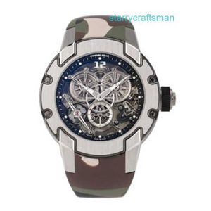 Richamills tittar på RM Tourbillon armbandsur Richamills-serien RM 031 PT950 Platinum Manual Mechanical Men's Watch Limited To 10 Pieces WN-TQGD