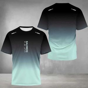 Herr t-shirts män t-shirt badminton toppar snabb torkning tees mens korta ärmar t shirt sport skjorta utomhus casual running andningskläder z240531