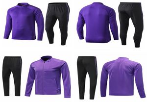 19 20 Kits de tracksuit do Tottenham Kits Purple Kids Mens Suiting Terno de Treinamento de Futebol Definir uniformes de manga longa sobrevivência JA6594372