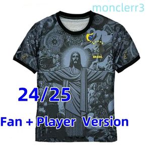 2024 Designer Brasile Maglie da calcio Cristo Il concetto speciale Kit Redentore Richarlison Neymar G. Jesus Vini Jr Rodrygo Fan e Shirt giocatori