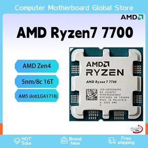 Ryzen 7 7700 NOVO CPUプロセッサR7ブランドAM5 5NM L332M 65W DDR5 B650M AORUS AX WIFI MOTHARBOARD 240527用