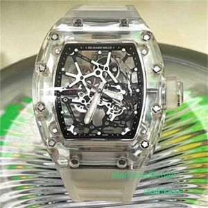 Richamills Watches RM Tourbillon armbandsur Richamills RM 035 ändrades till Crystal Case Automatisk mekanisk herrklocka RM035 WN-8WYR