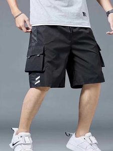 Krótkie spodenki męskie krótkie krótkie spodnie Maza Moda Letni spodnie swobodny cienki zewnętrzny zużycie luźne wyposażenie proste nogi sportów męskie solidne j240530