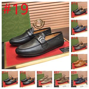 أحذية Leathe أصلية أحذية كلاسيكية نبيلة المصنوعة يدوياً مريحة سمكة مسطحة من الجلد الأولاد المواعدة الحذاء الحذاء 38-46