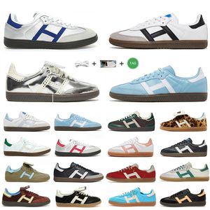 wales bonner With box Free shipping Designers og Casual shoes for men women vegan adv 00s grey gum shoe spezial sneakers leopard Silver Metallic mens sport trainer