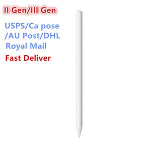 Para canetas de canetas de telefone celular de 2ª geração da Apple Pencil para Apple iPad Pro 11 12,9 10.2 Mini6 Air4 7th 8th