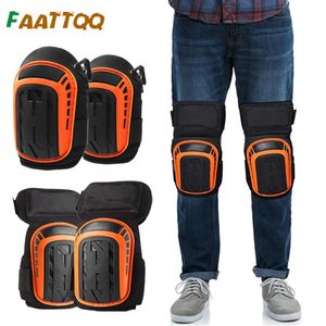 1Pair Professional Heavy Duty EVA Foam Padding Knee Pads with Comfortable Gel Cushion Adjustable Straps for WorkingGardning 240531