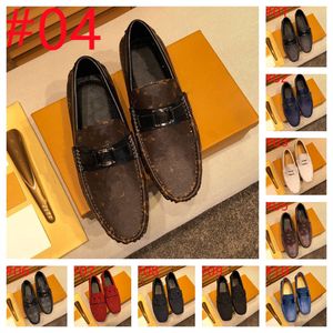 68 Model Spring Men Gommino Chamois Skórzowe buty Projektowanie klasyczne zamszowe skórzane buty Faso