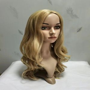 Synthetic Wigs Ombre Blonde 24 Inch Long Straight Lace Wig For Black Women With Baby Hair 180% Density Natural Hairline Glueless Dkjup