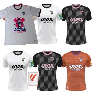 2023 2024 Albacete Balompie Soccer Jerseys Home Terceiro 20 24 Manu Fuster Jonathan Dubasin Fran Alvarez Flavien Boyomo Riki Rodriguez Camisas de futebol