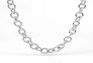 Łańcuchy skręć biżuterię Dzielnica Kobiet Designer Naszyjnik Złoty Sliver Madison łańcuch Media