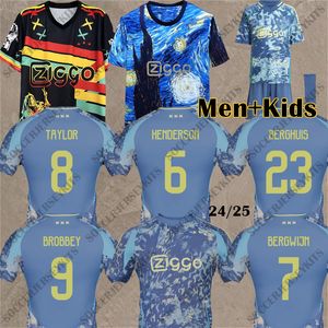 2024 2025 AJ Axs Men Men Kids Kit Soccer Jerseys Henderson #6 Uniforms Classic Tops Tees футбольные рубашки футбольная одежда.