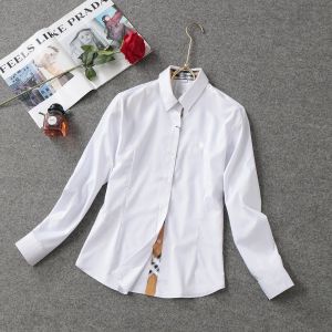 Gömlek Kadın Çiçek Bluz: Yakıt Boyun Tişört, Uzun Kollu Gündelik Üst