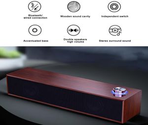 High Quality 8W BluetoothCompatible Speaker Wired Speakers HIFI Surround Stereo Bass Sound Bar Subwoofer For Home Computer TV4963425
