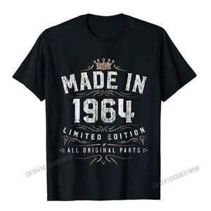 قمصان الرجال المصنوعة في عام 1964 قميص عيد ميلاد 55 طبعة محدودة tshirts camisas men tops casual tirt for men cotton tirt tirt Z240531