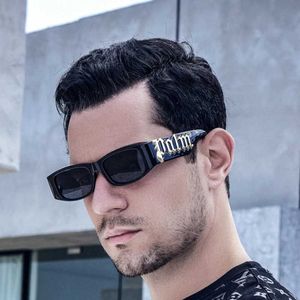 2024 Varumärke Fashion Punk Solglasögon Män Små ram Eyewear Outdoor UV400 Sun Glasses Women Gafas Luxury Designer