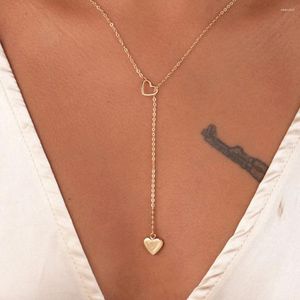 Catene 2024 Trendy Simple Tiny Heart Chain Choker Link Regali per le donne Regali di gioielli di moda
