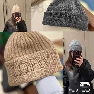 Beanie/Skull Caps designer New Xiaoxiangfeng Winter Hat Letter Korean Edition Cashmere Knitted Outdoor Pullover QSZE