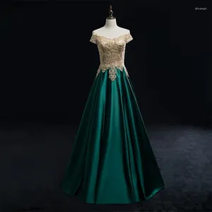 Party Dresses Arrival Dark Green Long Lady Girl Women Princess Bridesmaid Banquet Partyprom Performance Ball Dress Gown