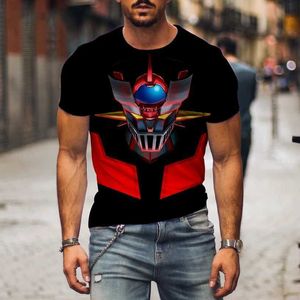 Camisetas masculinas Novo Mazinger Z Tir camise