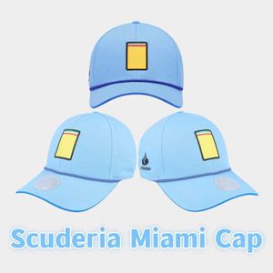 Ball Caps F1 Miami Edição Especial Scuderia SF Equipe 2024 Charles Leclerc Miami GP Hat Hatball Hat Carlos Saenz Hat Hat Hat J240531