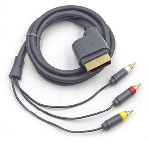 HD TV -komponent A/V AV Audio Video Optical Cable Cord Lead för Microsoft Xbox 360 Console Video Game DHL FedEx Ups gratis frakt