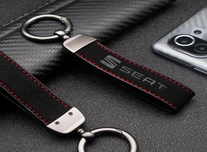 Keychains Metal Alloy Car Keychain Styling Keyrings Accessories for Seat Leon 5f Ibiza 6l 6J 1p Cushion Altea XL6532867